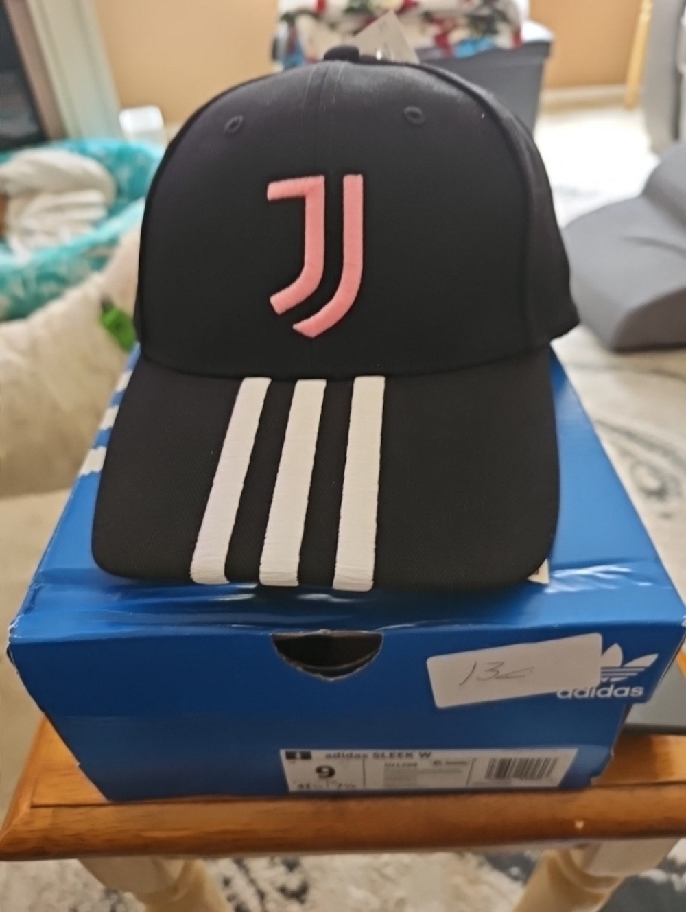 Adidas Juventus Fan Football Soccer Performance Cap,Hat Black Men One Size New